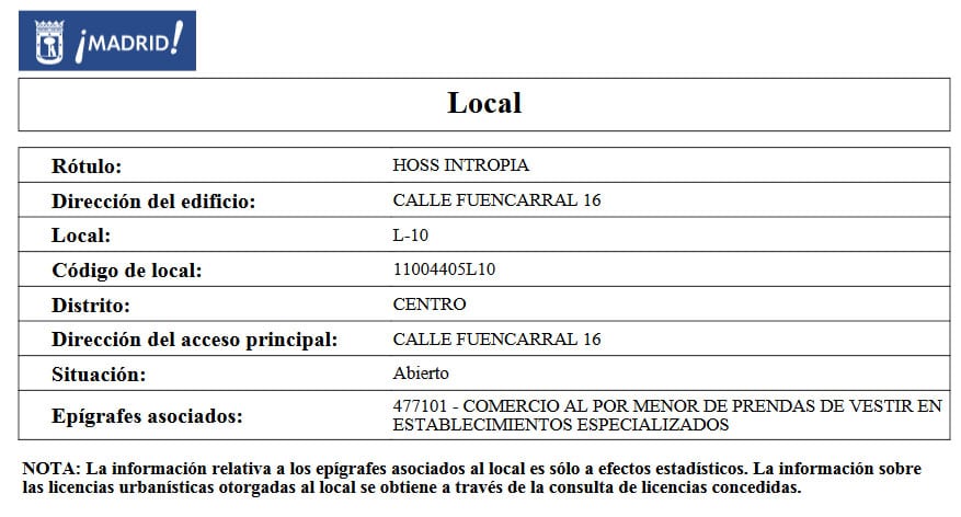 Censo de locales y actividades. licencias de funcionamiento