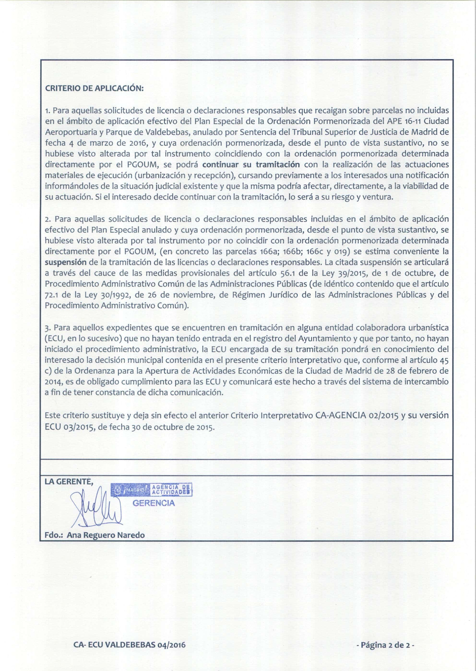 Licencia Apertura Ciudad Aeroportuaria y Parque Valdebebas