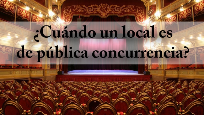 Locales de pública concurrencia