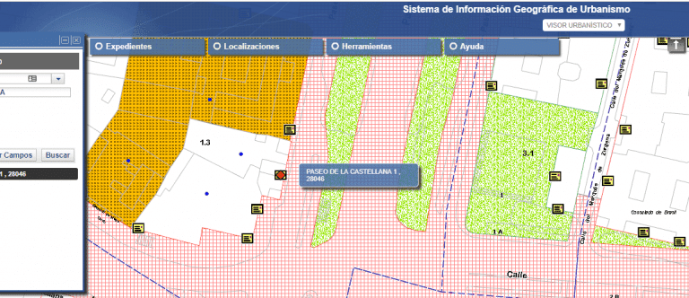 Visualizador urbanistico Madrid ejemplo Visualizador urbanistico Madrid ejemplo
