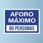 aforo maximo 150x150
