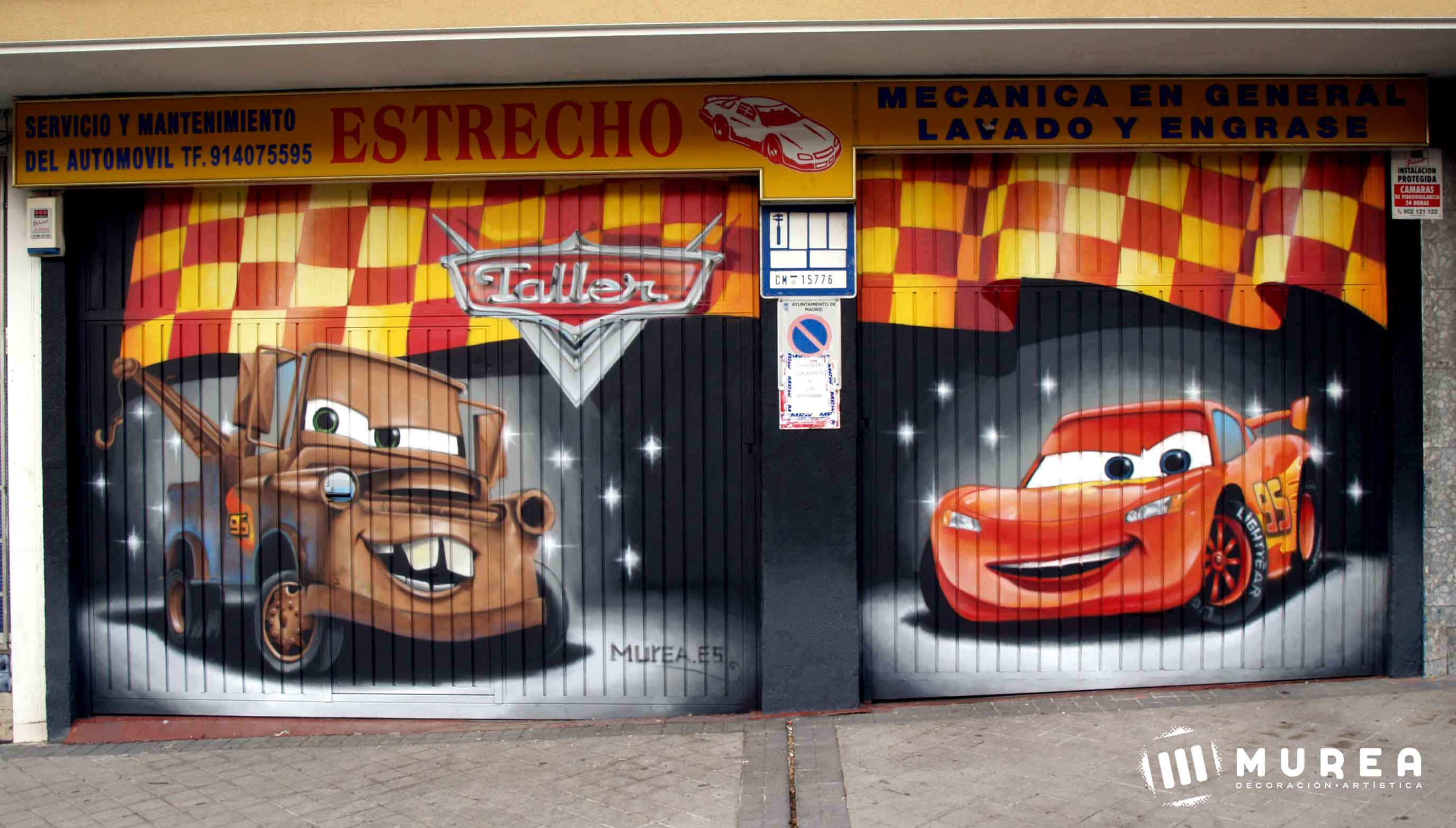 grafiti cierre local taller